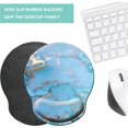 thumbnail image 4 of Mouse Pad with Wrist Rest, Ergonomic Gaming Desktop Mouse Pad Wrist Rest, Comfortable Mousepad for Computer, Laptop, Office, and Home, Non-Slip Base, Waterproof Surface, 4 of 7