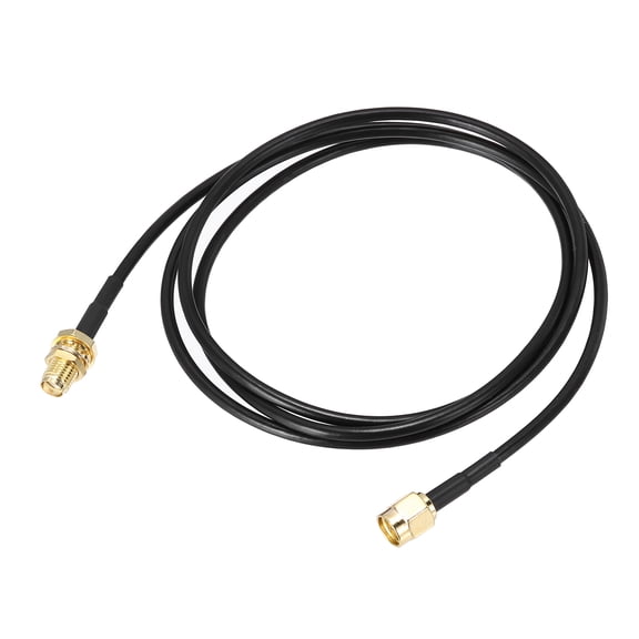Uxcell SMA Extension Cable SMA Male to SMA Female Antenna RF Coax Cable RG174 for Radio, Antenna, Wireless LAN Devices 3.3 ft
