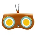thumbnail image 1 of Boîte de Lunettes de Soleil Portable pour Femmes en Cuir PU Protection Rangement Lunettes de Soleil Mignonnes, 1 of 5