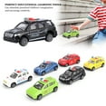 thumbnail image 3 of 6pcs 1:60 Alloy Car Toy Simulation Vehicle Model Pull Back Vehicle Toy for Boy 3-6 Year Old Birthday Gift, 3 of 9