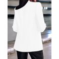 thumbnail image 4 of Blazer de Larga para Mujer, Informal, de Negocios, con Abertura Frontal, para Trabajo y Oficina. S, 4 of 6