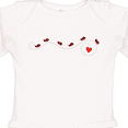 thumbnail image 4 of Inktastic Ladybug Trail Girls Long Sleeve Baby Bodysuit, 4 of 5