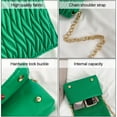 thumbnail image 3 of Adecuado para citas diarias y desplazamientos, bolso cuadrado pequeño de moda, bolso de hombro de cuero artificial, 3 of 5