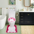 thumbnail image 4 of Dalrosia Easter Bunny Bathroom Rugs Sets with Toilet Lid Cover Non Slip Soft Washable Bath Rugs and Mats Set, 4 of 8