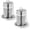 2 Pack, variant on Mini Tea Strainers for Loose Tea, Extra Fine Mesh Tea Infuser, 304 Stainless Steel & Updated Slim Threaded Lid, Loose Leaf Tea Steeper for Black Tea, Rooibos, etc