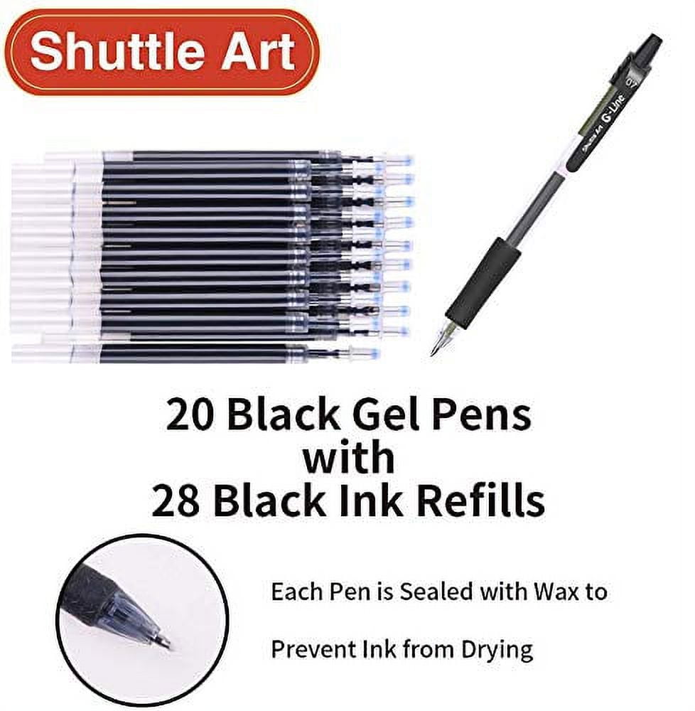 Black Gel Pens - Set of 50 — Shuttle Art