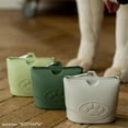 thumbnail image 4 of Tignapoo Portable Silicone Pet Treat Pouch with Carabiner Clip - Light Green, 4 of 7