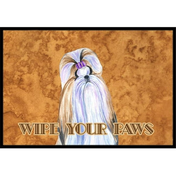 Shih Tzu Wipe Your Paws Indoor Or Outdoor Mat