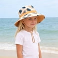 thumbnail image 5 of SGFCWSX Boys Bucket Hat Wide Brim UV Protection Print Adjustable Chin Strap Summer Beach Outdoor Sun Hats for Kids Orange Size 4 Years, 5 of 9