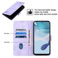 thumbnail image 3 of Compatible with Motorola Moto G53 Classic Embossed PU Leather Case with Card Holder Shockproof Cover, 3 of 5
