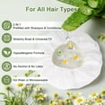 thumbnail image 3 of 10 Pack Shampoo Caps No Need Rinse, Waterless Cap Hair Wash for Bedridden Patients Elderly Post Surgery, Hospital, Camping，Rinse Free Easy to Carry (Need 130ML Water), 3 of 5