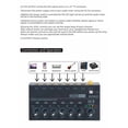 thumbnail image 5 of Mixer Mini Low Noise Sound Mixer Ultra Compact Professional Sound Mixer 4 Channel Mixer Stereo RCA Output, 5 of 8