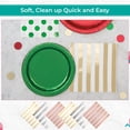 thumbnail image 5 of Foil Striped Paper Lunch Napkins, Silver, 16ct, 5 of 9