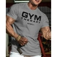thumbnail image 2 of Gymish Gym Therapy Workout Shirts for Men – Cool Funny Gym T-Shirt, Men's Gym Shirts, Workout Tops, Athletic & Gym Wear, 2 of 7