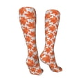 thumbnail image 3 of Kdxio Maple Leaves A Funny Silky Novelty Funky Long Knee High Socks Soft 3D Print Cosplay Crazy Stockings for Men Women, 3 of 8