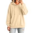 thumbnail image 5 of SYwaren Pullover Hoodie for Women Casual Long Sleeve Winter Sweatshirt Kangaroo Pocket Tops, 5 of 9
