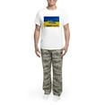 thumbnail image 5 of CafePress - Pray For Ukraine Sweatshirt, Stand With Uk Pajamas - Men's Light Loose Fit Cotton Pajama Set, 5 of 7