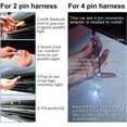 thumbnail image 5 of Juego de 4 luces LED para puerta de coche, compatible con BMW, proyector para puerta de coche, compatible con las series 1, 2, 3, 4, 5, 6, 7, X1, X2, X3, X4, X5 y X6., 5 of 5