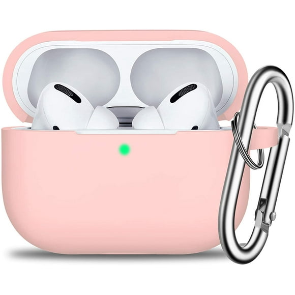 AirPods Pro Case Cover with Keychain, Full Protective Silicone Skin Accessories for Women Men Girl with Latest AirPods Pro Case