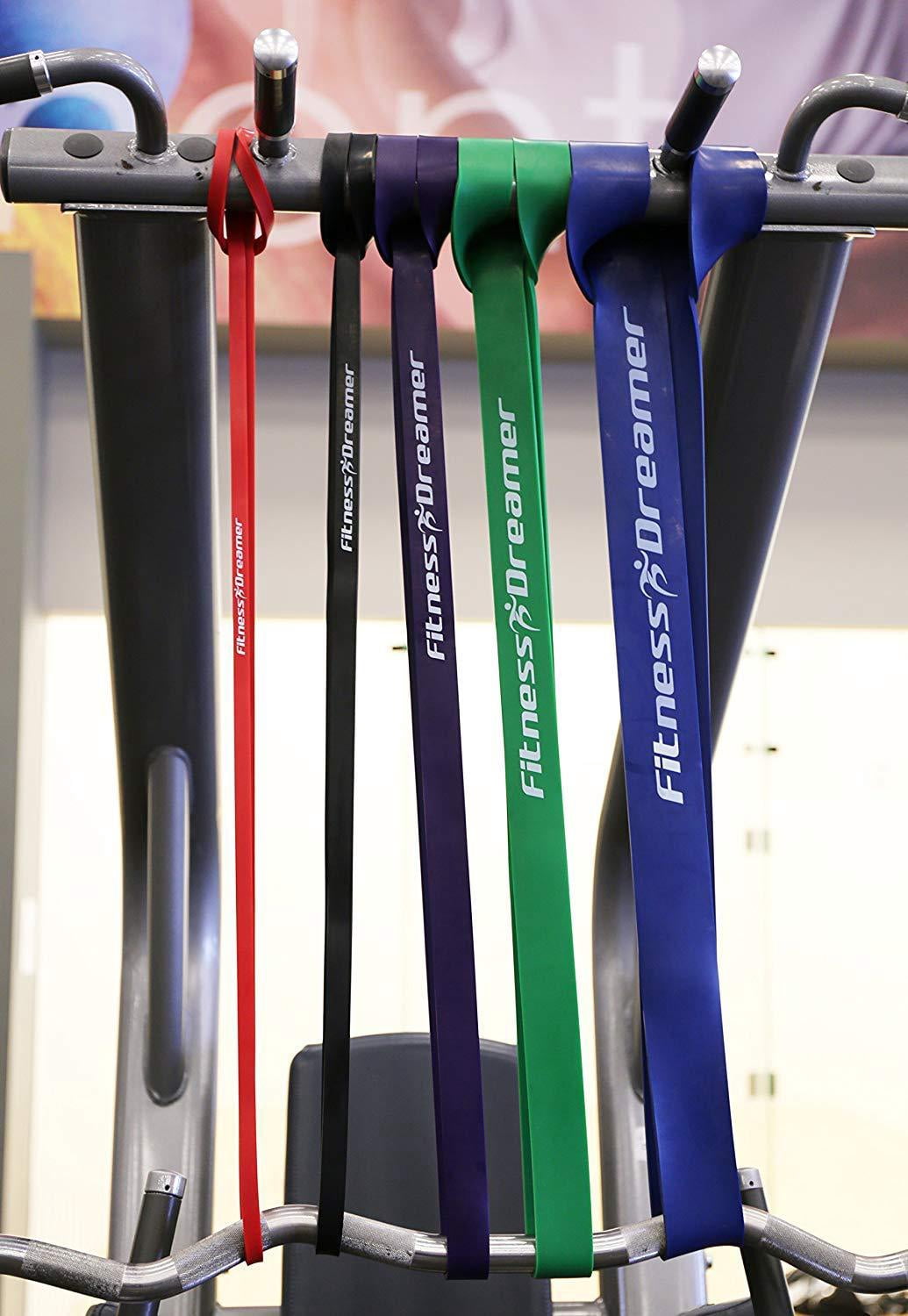 Fitness Dreamer Resistance Bands, Exercise Loop Bands and Workout Bands Set of 4, 41-inch Fitness Bands for Training or Physical Therapy-Improve Mobility and Strength&nbsp;