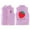 Purple, variant on Toddler Girl Strawberry Patterned Patchwork Vest Vest Zipper Top Coat for 1 To 6 Years(5-6 Years Purple)