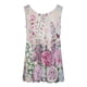 thumbnail image 5 of Cómoda blusa sin mangas con cuello redondo y estampado de gasa para mujer Pompotops  lopia992265, 5 of 8