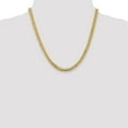 thumbnail image 2 of Real 14kt Yellow Gold 5.5mm Solid Miami Cuban Chain; 20 inch; Lobster Clasp; for Adults and Teens; for Women and Men, 2 of 5