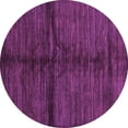 thumbnail image 1 of Ahgly Company Indoor Round Abstract Purple Modern Area Rugs, 5' Round, 1 of 4