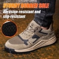 thumbnail image 3 of AUXDIQ Steel Toe Work Shoes for Men Women Construction Industrial Safety Sneakers, 3 of 5