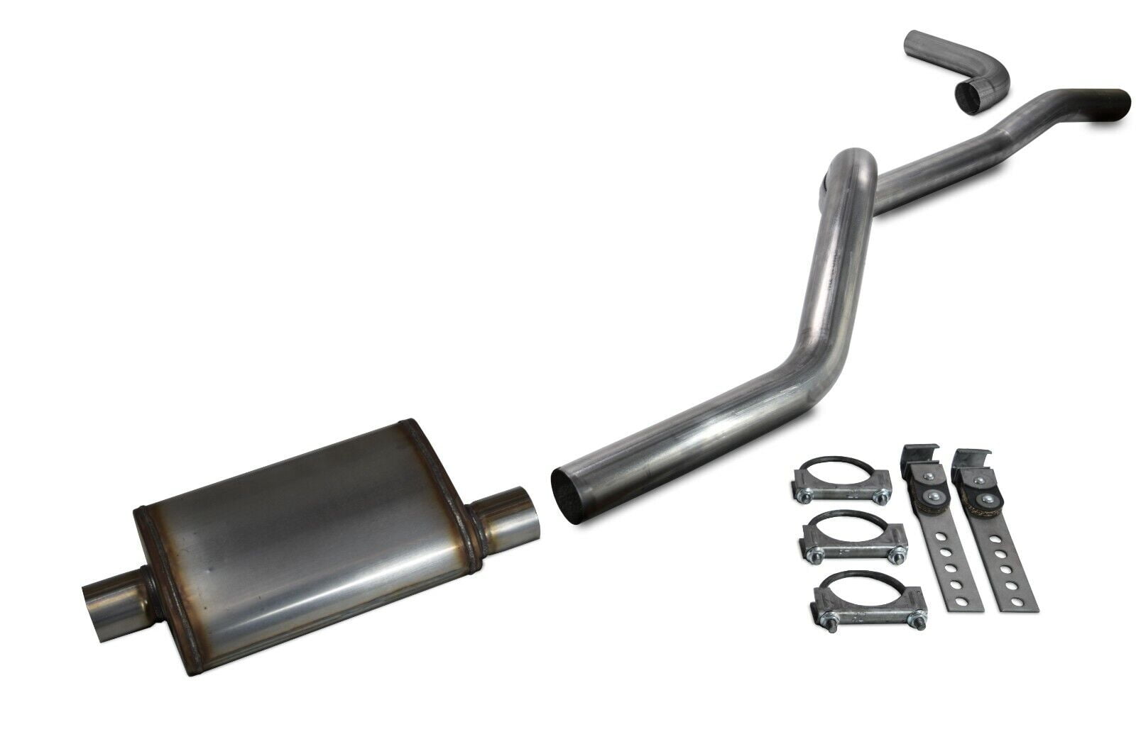 8401 Jeep Cherokee XJ 4.0L 2.5" Aluminized Exhaust Kit Jones Muffler