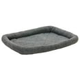 thumbnail image 3 of FurHaven Faux Lambswool Bolster Crate Pet Bed - Gray, Medium, 3 of 18