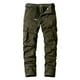 thumbnail image 2 of Pantalones tipo mono de poliéster y algodón para hombre - Cintura elástica - Liso - Diario/Trabajo - Todas las estaciones - Talla S-XXXL, 2 of 8