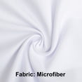 thumbnail image 4 of Lorviah 3 Piece Microfiber Sheet Set Twin-XL Size - Wrinkle, Shrink & Fade Resistant Bedding - Includes Deep Pocket Fitted Sheet, Flat Sheet & Pillowcase - White, 4 of 5