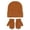 Z1Orange, variant on lnmuld Solid 2 Piece Kids Basic Cuffed Knit Beanie Hat and Knitted Gloves Winter Warm Accessory Set for Boys Girls Hot Pink,2-8 Years