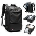 thumbnail image 5 of Travel Men 17 inch Laptop Backpack vacuum compression Backpack Business Large Capacity school Backpack expand outdoor backpack DMH, 5 of 5