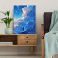 thumbnail image 5 of Qisvanset Anime Sky Cloud Landscape Canvas Wall Art 15.75x11.81 Inches, 5 of 8
