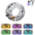 thumbnail image 1 of LED Cycling Wheel Hub Light for Night Riding, USB Rechargeable 7 Color &18 Modes LED Bike Wheel Lights - Smart Sensor for Most Bicycle Models, 1 of 7