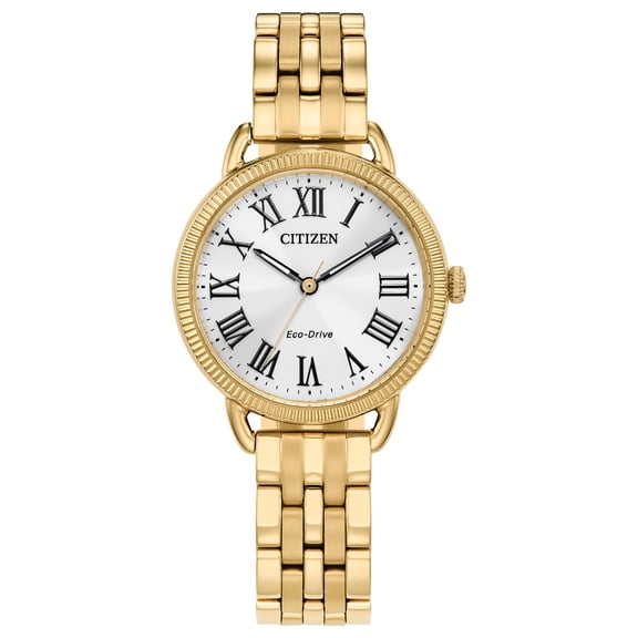 Citizen Women's Eco-Drive Gold-Tone Stainless Steel Classic Watch - EM1052-51A