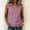Pink1, variant on Women's Summer Tops Flax Linen V Neck Sleeveless Shirts 2026 Casual Button Blouses, S-XXL