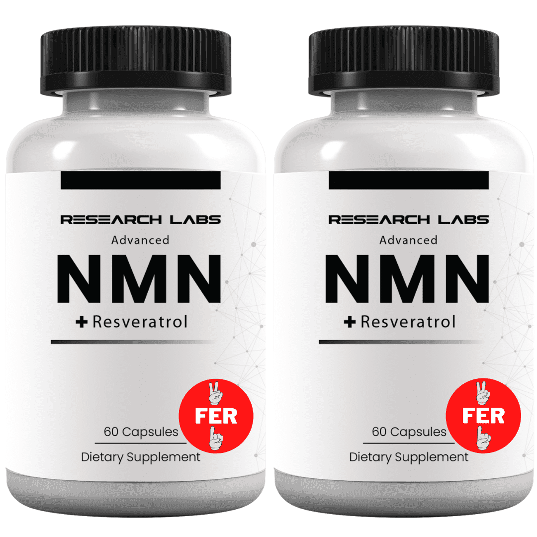 Research Labs Advanced NMN Resveratrol & Betaine (TMG) Longevity Formula – NAD Cellular Energy, Healthy Aging, Metabolic Support – Advanced Science Supplement – Made in USA NAD Supplement Booster