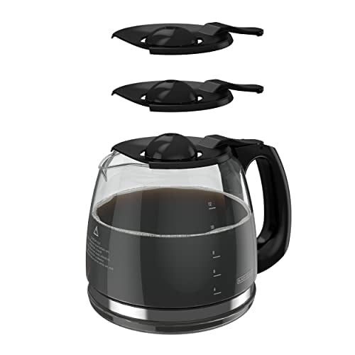 BLACK DECKER 12 Cup Replacement Carafe with Duralife Construction Glass GC3000B Walmart