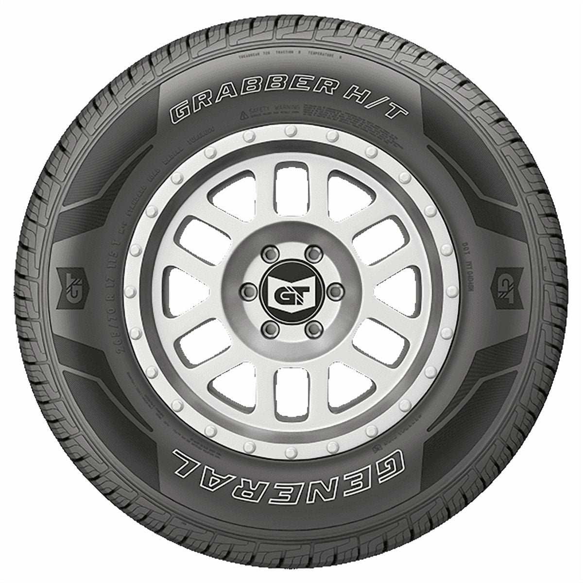 Set of 4 General Grabber H/T LT265/70R17 10-Ply 123S Tires 2657017