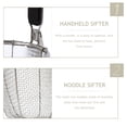 thumbnail image 3 of UPGRATOR Ramen Basket Strainer Wooden Stainless Steel Simple Design Cooking Aid 1Pack, 3 of 4