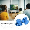 thumbnail image 4 of Sticks pour Manette, 2 Pcs Poignée de Pouce en Métal de Remplacement pour Console de Jeu Portative, Accessoires de Sticks Analogiques en Alliage d'Aluminium, 4 of 7