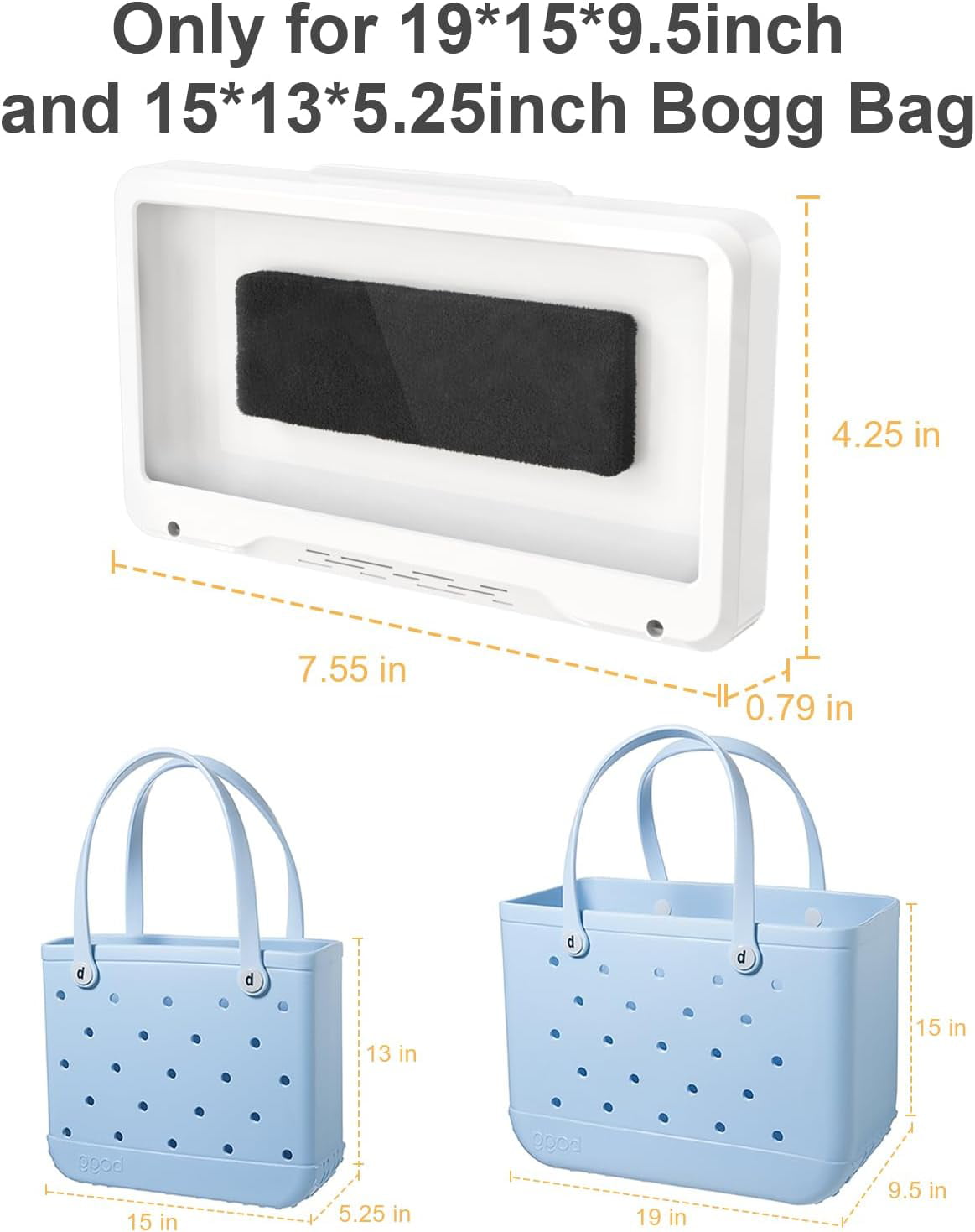Monogram Phone Holder Bag Charm Water Resistant Bogg Bag 