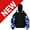 Blue, variant on Homeyce Men's Balaclava Jacket with Face Mask Full-Zip Jacket Double Layer Hooded Windproof Sweatshirt Balaclava Warm Sports Casual Bicycle Clothing,Black 2XL