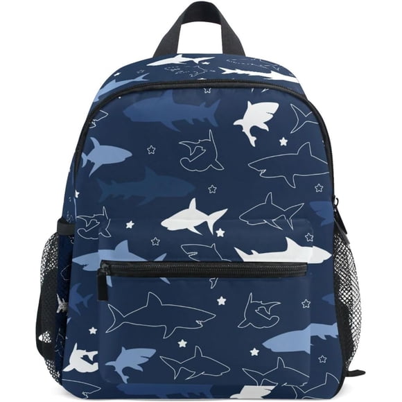 12inch Backpack Shark for Preschool Mini Bookbag Nursery Primary Student Travel School Bag Shark Backpacks
