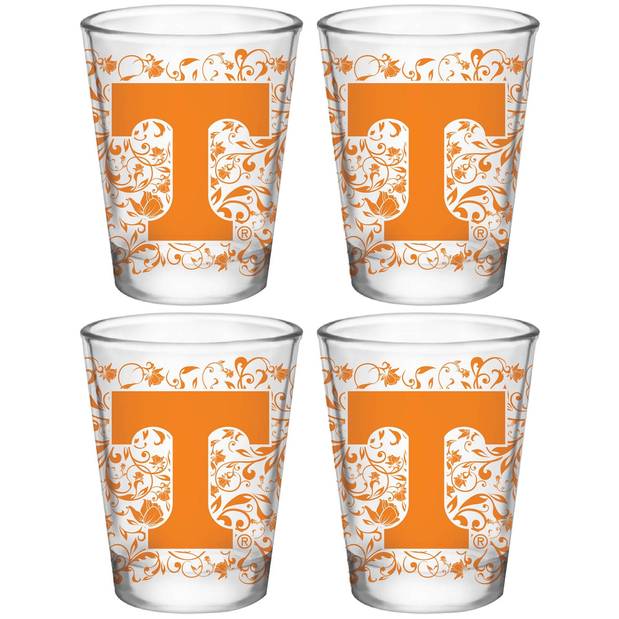 Plastic Cups NCAA Tennessee Volunteers 4-Pack 16oz 