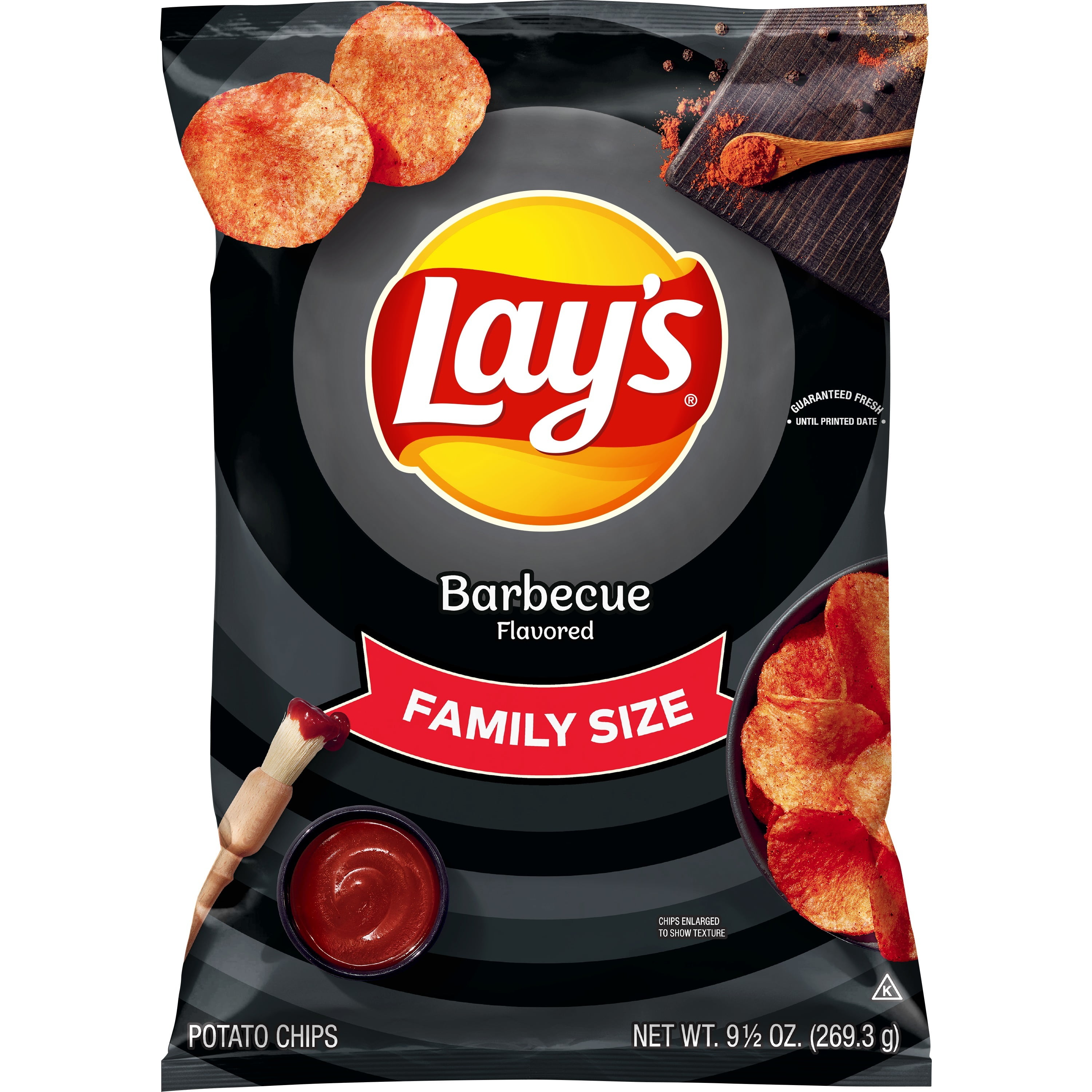 Lay's Potato Chips, Barbecue Flavor, 9.5 oz Bag - Walmart.com - Walmart.com