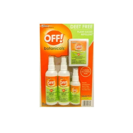 OFF Botanicals Insect Repellent Natural Mosquito Spray Plant Based Deet Free (Best Deet Based Repellent)